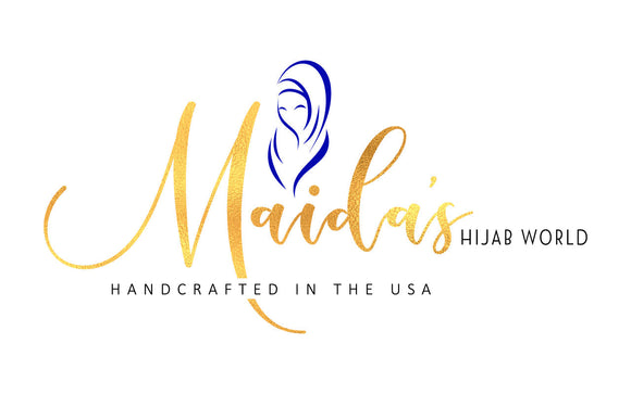 Maida's Hijab World handcrafted in the USA LOGO  