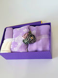 LAVENDER SHAWL HIJAB GIFT SET