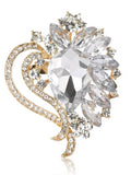 Crystal Diamond Hijab Brooch pin 