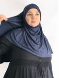MIDNIGHT TEAL INSTANT JERSEY HIJAB