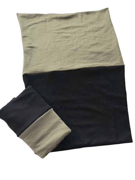OLIVE GREEN & BLACK