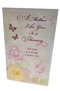 A mother like you is a blessing  Mother's Day Card