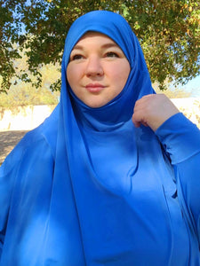 PRAYER HIJAB SET ULTRAMARINE BLUE
