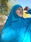 PRAYER HIJAB SET SKY BLUE