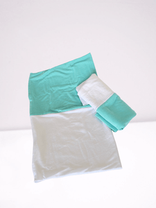 VERY LIGHT BLUE & WHITE