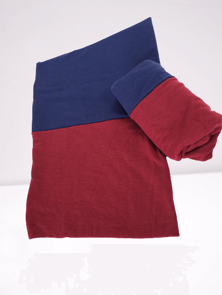 DARK NAVY & DARK RED