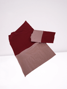 DARK CHERRY & MEDIUM MAUVE PINK