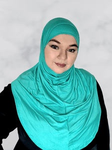 Mint green Enisa two piece hijab