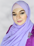 LAVENDER LOVE SQUARE HIJAB GIFT SET