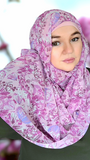 LAVENDER LOVE SQUARE HIJAB GIFT SET