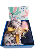 FLORAL SQUARE HIJAB GIFT SET